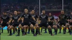 Ритуальный танец Хака регбистов маори из Новой Зеландии