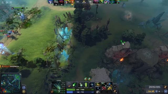 Одной рукой в Dota 2 за VIPER 5 й эпизод смотреть онлайн