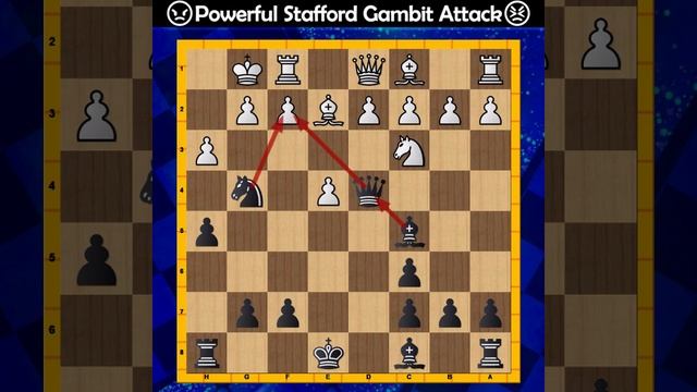 Powerful Stafford Gambit Attack | Tactical Chess Opening смотреть онлайн