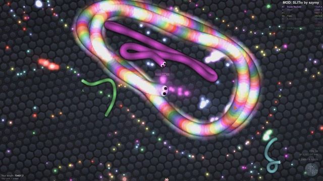 Slither.io - Slitherio 75K (BEST MOMENT)