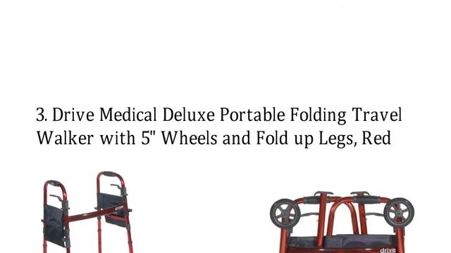 Top 5 Best Folding Walkers Reviews 2016 - Best Rolling Walker With Seat