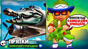 ПРЯТКИ НА КАРТЕ БОМБАРДИРО КРОКОДИЛО в BRAWL STARS