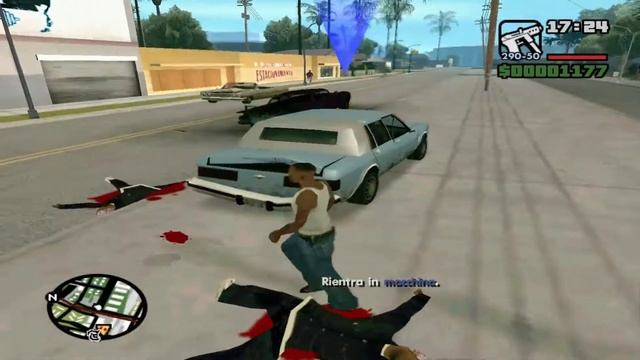 GTA San Andreas Loquendo ITA #4 Tutti a pranzo al Cluckin' Bell e l'imboscata dei Ballastronzi смотреть онлайн