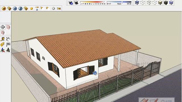 Curso Sketchup 8 Pro Online Aula Grátis: Aula11 - Sombras, Cores, Texturas e Estilos смотреть онлайн