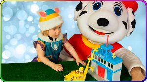 Играем в набор щенки спасатели: Миссия спасение гусенка на почте