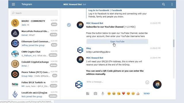 Top Airdrop_Бесплатно 6 токенов MDC в Telegramm Аирдроп MARGARANAMDC смотреть онлайн