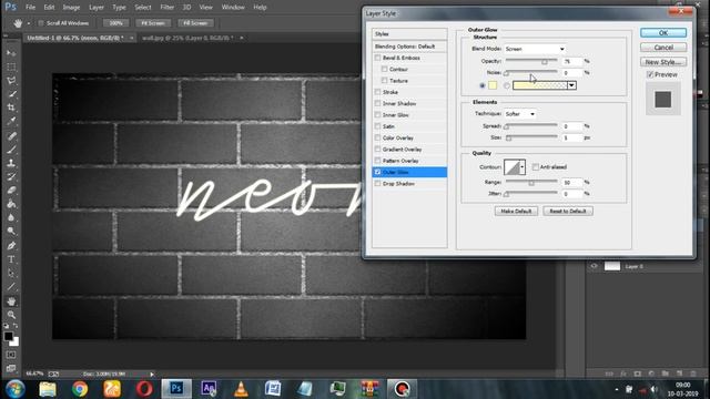 NEON TEXT EFFECT Photoshop Tutorial-INSANE NOOB-Photoshop Tutorials смотреть онлайн