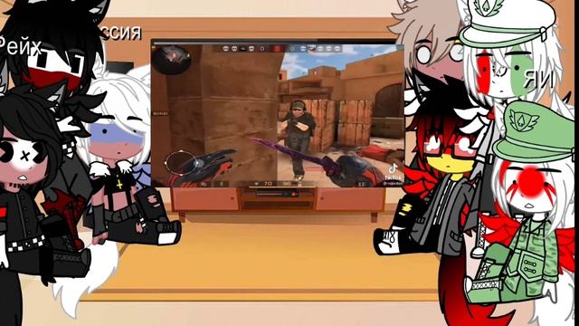 Реакция стран на различный тик-ток 🌹