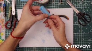 Колокольчик из фоамирана для букета