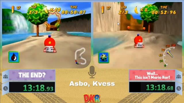 DKR Triathlon: Match 8 (Car) - THE END? vs Wait... This Isn't Mario Kart смотреть онлайн