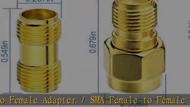 Superbat RF coaxial SMA Male to SMA Female Bulkhead RG174 15ft Cable + 3pcs RF Coax SMA Adapter Kit смотреть онлайн