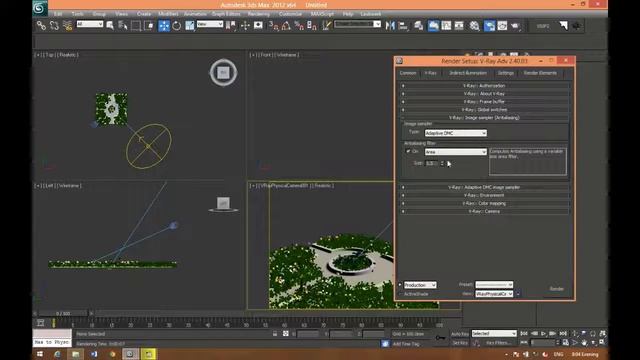 Render vray grass in 3D max part 16 смотреть онлайн