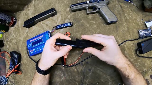 ДР#4 - как зарядить LiPo аккумулятор AEP пистолета Glock 18c (cm030)  используя IMAX B6