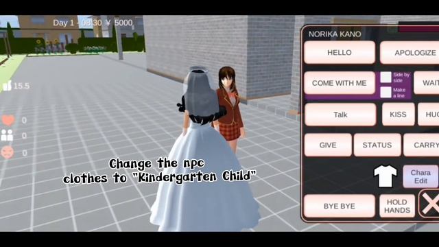 How to play other npc in Sakura School Simulator Tutorial 