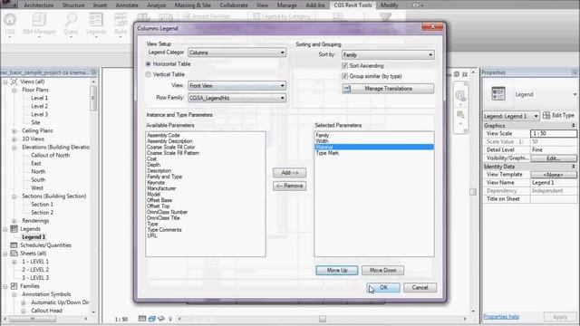 CGS Revit TOOLS - Legend By Category - UPDATED in 2013! смотреть онлайн