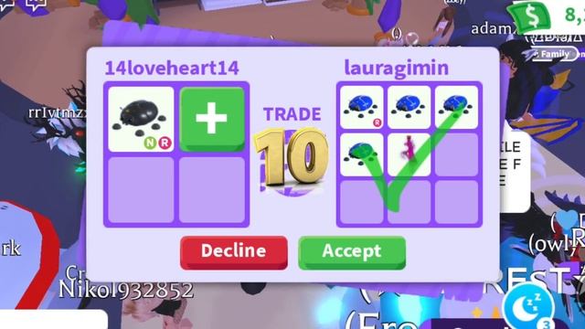 WHAT PEOPLE OFFER FOR NEON GIANT BLACK SCARAB AND THE TROLLS I FACED! 😢 Adopt Me - Roblox смотреть онлайн