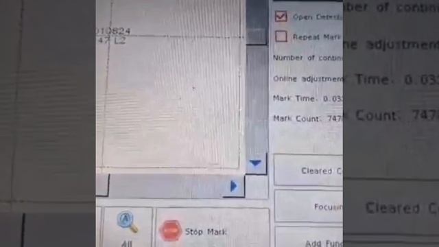 40W 9 3um wavelength CO2 laser marking on bottled water production line смотреть онлайн