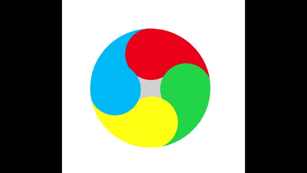 Простой логотип, нарисованный в Paint смотреть онлайн