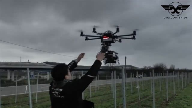 AF Marcotec and Digicopter make the Blackmagic Cinema Camera fly смотреть онлайн