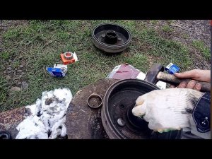 ОКА . ЗАМЕНА ЗАДНИХ СТУПиЧНЫХ ПОДШИПНИКОВ