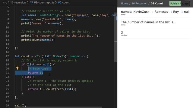 110sp20 - 16.4 - Recursive List Count Algorithm смотреть онлайн