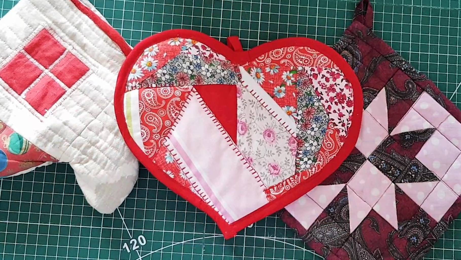 Прихватки из остатков - шьем красиво! смотреть онлайн