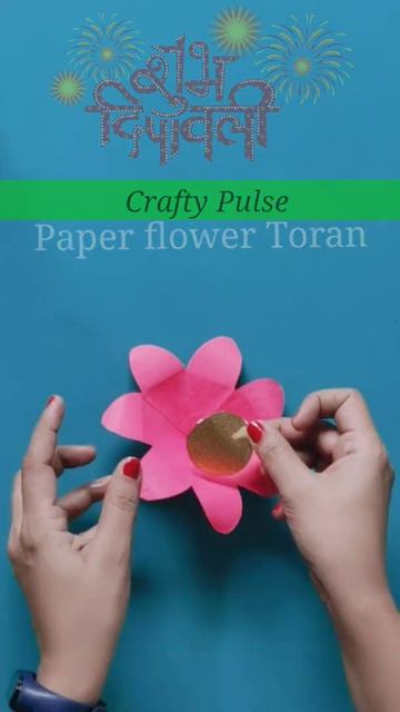 Diwali toran paper flower/ दिवाळी तोरण/DIY diwali decor/flower garland/DIY Navratri decor смотреть онлайн