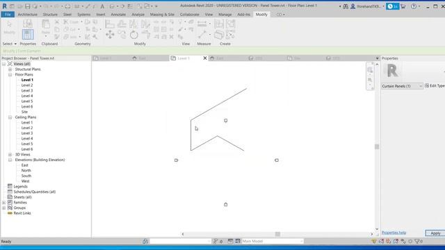 Lesson 4 - Custom Curtain Panels in Revit смотреть онлайн
