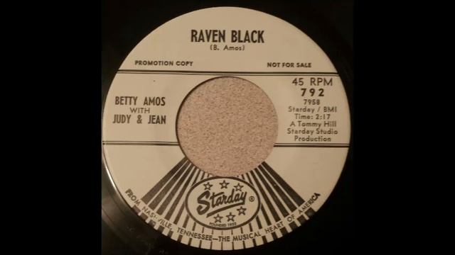 Betty Amos with Judy and Jean - Raven Black (1967) смотреть онлайн