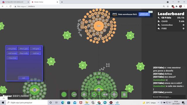 MELHOR SCRIPT DE BLOBLE.IO (BOTS-BASE-FULL,ATACK-AUTO WALL E MAIS) смотреть онлайн