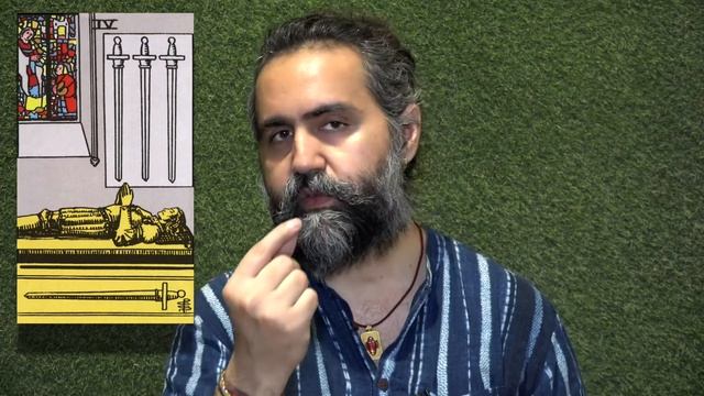 Four Of Swords - Card Of Yoga, Meditation & Samadhi - योग, ध्यान और समाधी का कार्ड Siddhartha Tarot