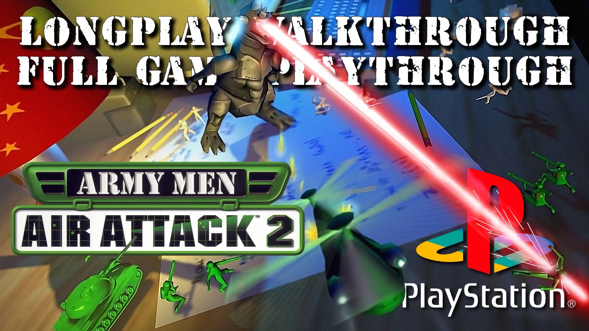 Army Men: Air Attack 2 — Playstation 1 — Прохождение Игры (PS1) смотреть онлайн