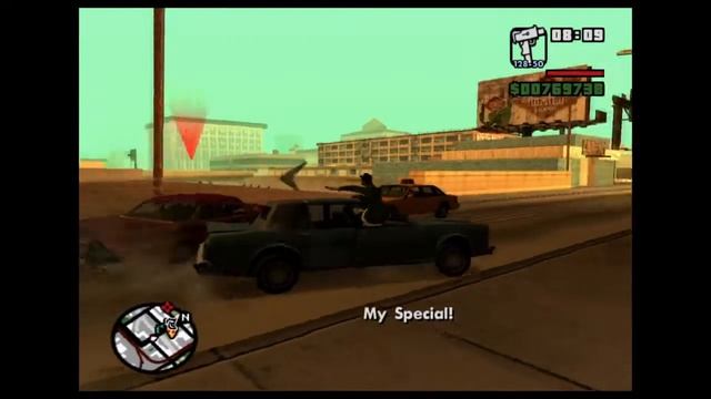 Grand Theft Auto: San Andreas drive thru mission and please subscribe смотреть онлайн