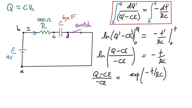 RC Circuit: Charging a capacitor смотреть онлайн