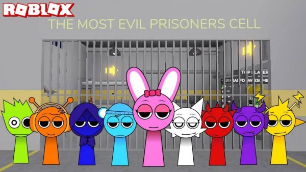 Спрунки Wenda Играет в Splanki's Prison Run Obby в РОБЛОКС | Incredibox Sprunki