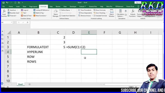 Lookup And Reference Formula Tutorial_2 Apply Hyperlink on Text | How to Show Formula used in Cell смотреть онлайн