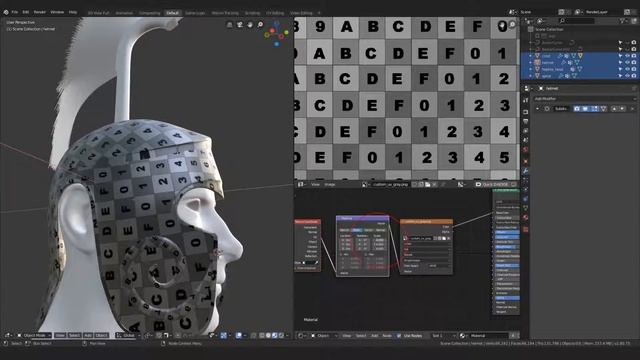 Modeling and Texturing an Ancient Greek Helmet 05 - UVs смотреть онлайн
