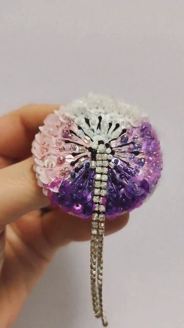 брошь одуванчик ручной работы смотреть онлайн