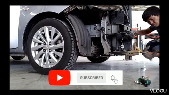 body repair: front bumper inner support lower portion on mirage G4 смотреть онлайн