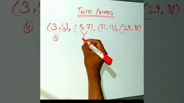 twin primes |twin prime numbers #short смотреть онлайн