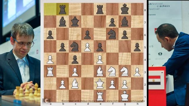 David Navara Traps Amin Bassem Who Resigns as He's Forced to Remain a Piece Down смотреть онлайн