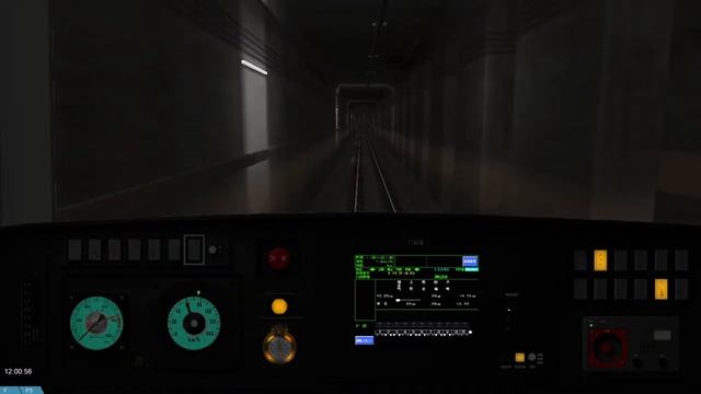 OpenBVE Fukuoka City Subway Kūkō Line from Meinohama to Tenjin using JR Kyushu 303 Series смотреть онлайн