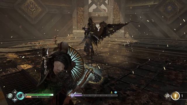 Kratos vs Gunnr (Level 2 and Level 8 (Upgraded), 0 Damage Gameplay, GMGOW Difficulty смотреть онлайн