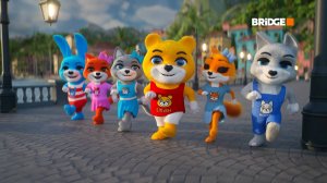 Новый клип "Люблю" от медвежонка Смиша и котёнка Малли!