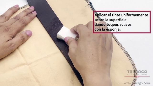How to dye Belt with Tarrago Quick Color. смотреть онлайн