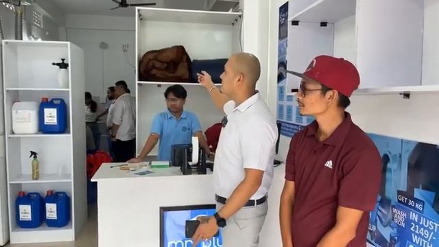 Inaugural offer upto 35  Mr.blue Laundry Dry Clean Steam Iron  Kakching Branch