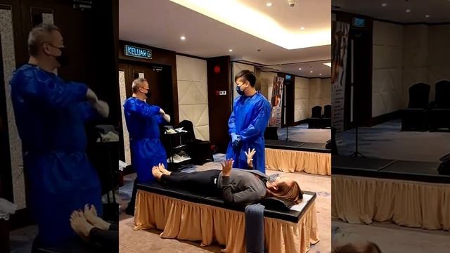 Neck affected shoulder and head uncomfortable. By Master Chris Leong Tit Tar Tour in Sabah 28/9/22 смотреть онлайн