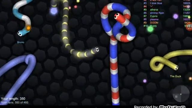 Играем в Slither.io и Block Strike