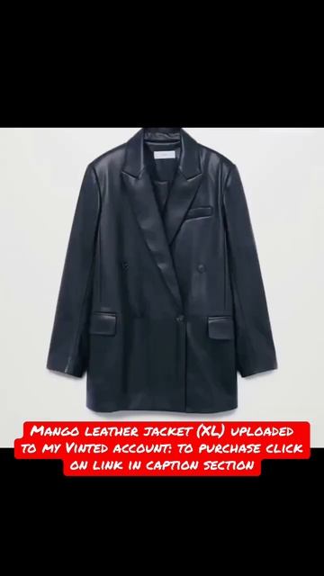 https://www.vinted.nl/women/clothes/suits-and-blazers/blazers/2615330835-mango-leather-blazer-xl смотреть онлайн