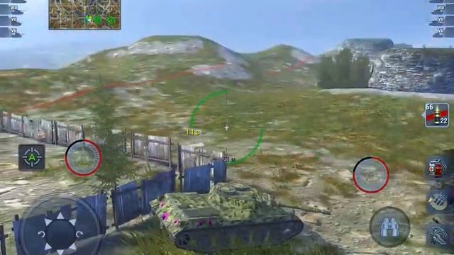 Wot Blitz.Spähpanzer Ru 251.Gameplay.Рандом печаль(( Танк уходит в минус(( смотреть онлайн